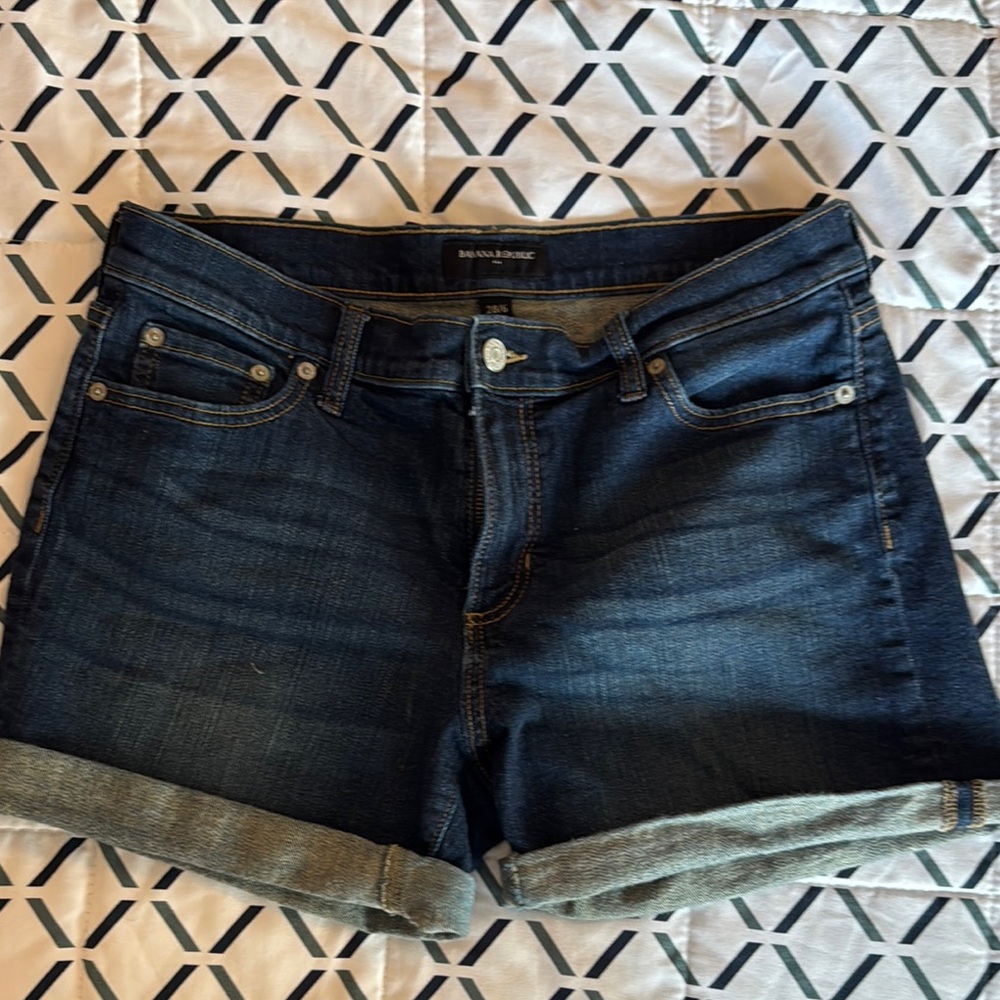 Banana Republic Blue Jean Shorts with Cuffed Hem